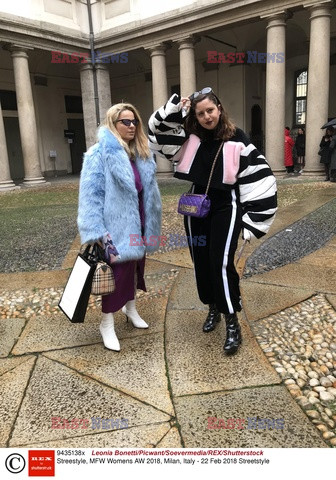 Street fashion na Tygodniu mody w Mediolanie - zima 2018/2019