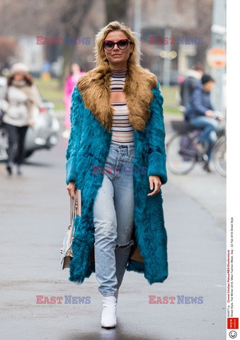 Street fashion na Tygodniu mody w Mediolanie - zima 2018/2019