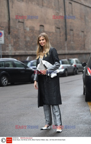 Street fashion na Tygodniu mody w Mediolanie - zima 2018/2019