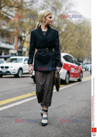 Street fashion na Tygodniu mody w Mediolanie - zima 2018/2019