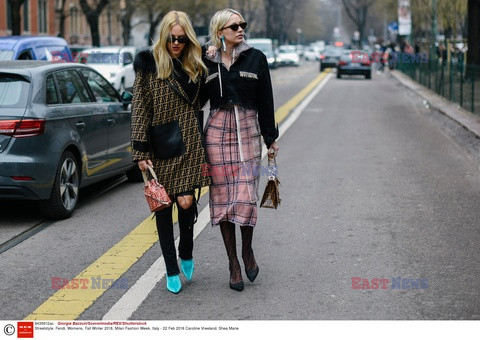 Street fashion na Tygodniu mody w Mediolanie - zima 2018/2019