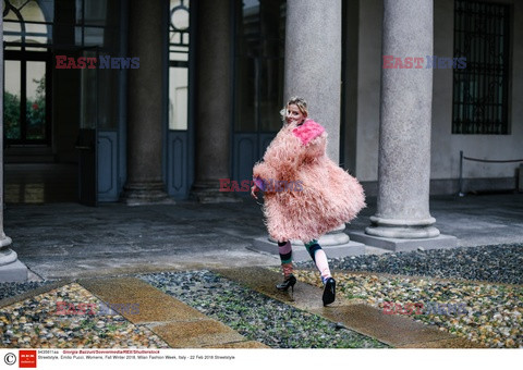 Street fashion na Tygodniu mody w Mediolanie - zima 2018/2019