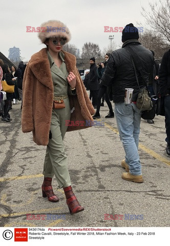 Street fashion na Tygodniu mody w Mediolanie - zima 2018/2019