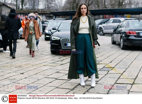 Street fashion na Tygodniu mody w Mediolanie - zima 2018/2019