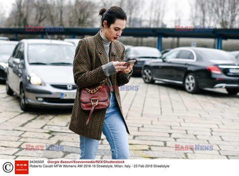 Street fashion na Tygodniu mody w Mediolanie - zima 2018/2019