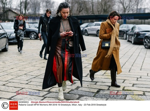 Street fashion na Tygodniu mody w Mediolanie - zima 2018/2019