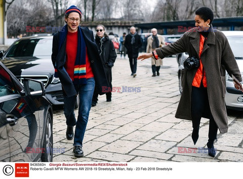 Street fashion na Tygodniu mody w Mediolanie - zima 2018/2019