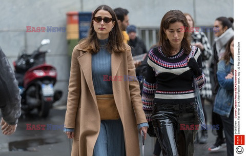 Street fashion na Tygodniu mody w Mediolanie - zima 2018/2019