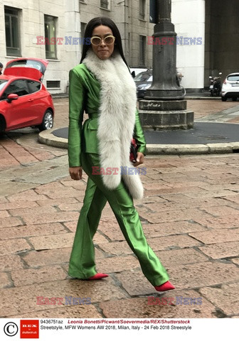 Street fashion na Tygodniu mody w Mediolanie - zima 2018/2019