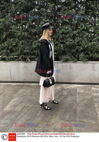 Street fashion na Tygodniu mody w Mediolanie - zima 2018/2019