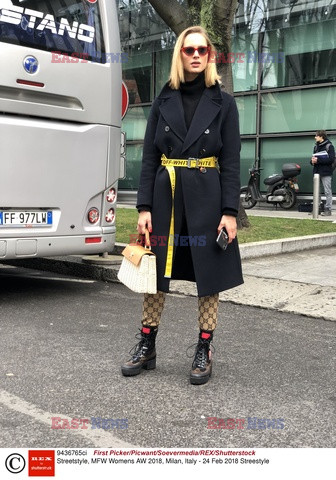 Street fashion na Tygodniu mody w Mediolanie - zima 2018/2019