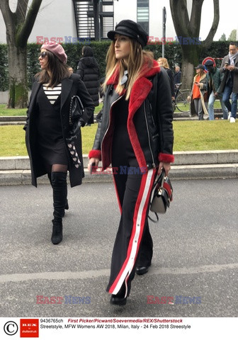 Street fashion na Tygodniu mody w Mediolanie - zima 2018/2019