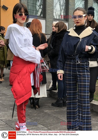 Street fashion na Tygodniu mody w Mediolanie - zima 2018/2019