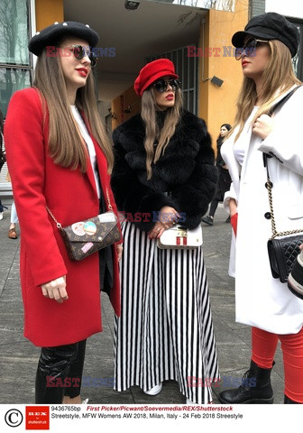 Street fashion na Tygodniu mody w Mediolanie - zima 2018/2019