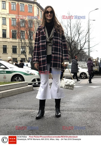 Street fashion na Tygodniu mody w Mediolanie - zima 2018/2019