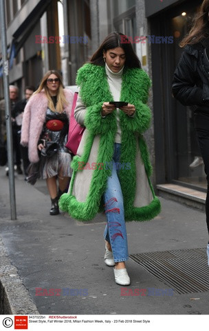 Street fashion na Tygodniu mody w Mediolanie - zima 2018/2019