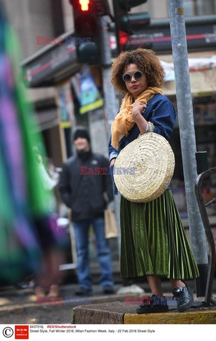 Street fashion na Tygodniu mody w Mediolanie - zima 2018/2019