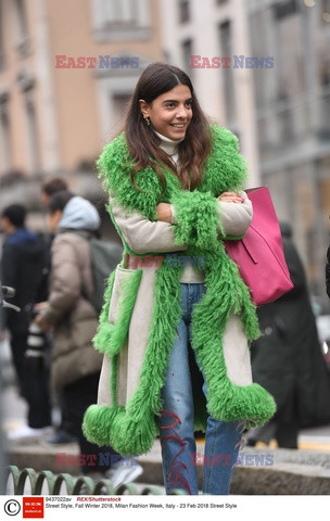 Street fashion na Tygodniu mody w Mediolanie - zima 2018/2019