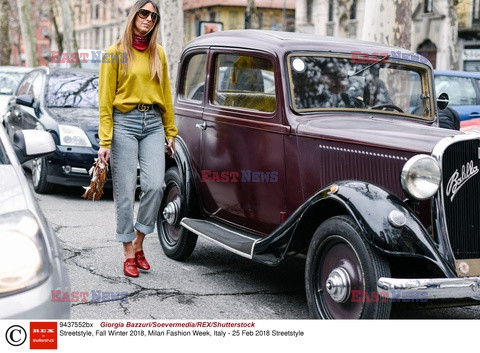 Street fashion na Tygodniu mody w Mediolanie - zima 2018/2019