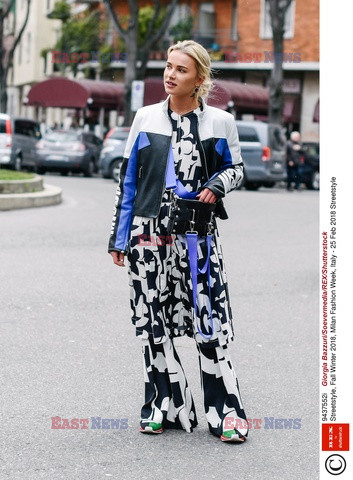 Street fashion na Tygodniu mody w Mediolanie - zima 2018/2019