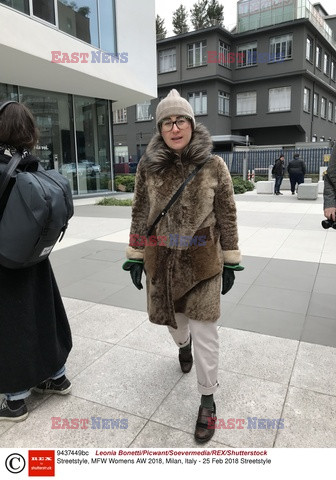 Street fashion na Tygodniu mody w Mediolanie - zima 2018/2019