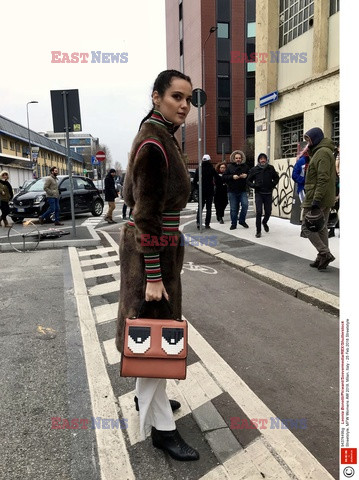 Street fashion na Tygodniu mody w Mediolanie - zima 2018/2019