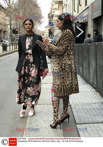 Street fashion na Tygodniu mody w Mediolanie - zima 2018/2019