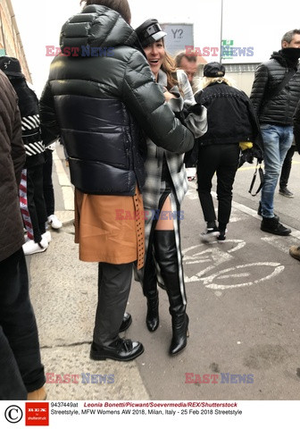 Street fashion na Tygodniu mody w Mediolanie - zima 2018/2019