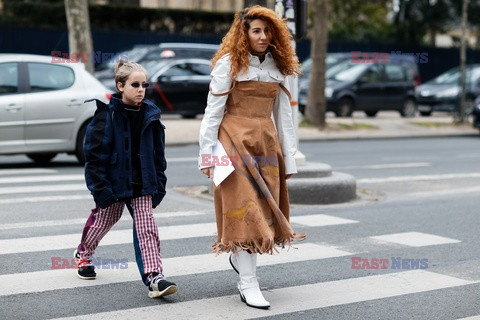 Street fashion na Tygodniu mody w Paryżu - zima 2018/19