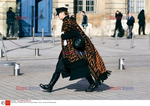 Street fashion na Tygodniu mody w Paryżu - zima 2018/19