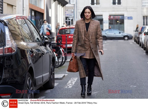 Street fashion na Tygodniu mody w Paryżu - zima 2018/19