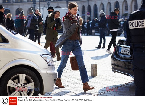 Street fashion na Tygodniu mody w Paryżu - zima 2018/19