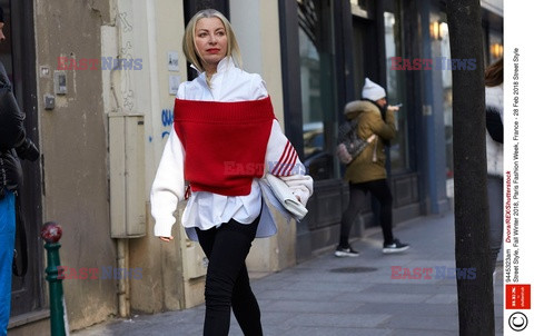 Street fashion na Tygodniu mody w Paryżu - zima 2018/19