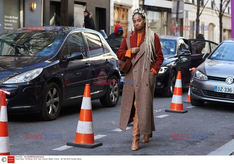 Street fashion na Tygodniu mody w Paryżu - zima 2018/19