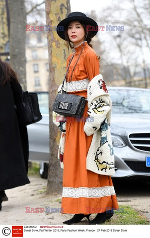 Street fashion na Tygodniu mody w Paryżu - zima 2018/19