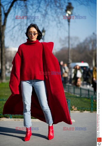 Street fashion na Tygodniu mody w Paryżu - zima 2018/19