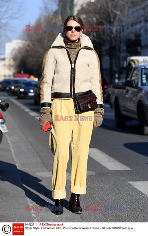 Street fashion na Tygodniu mody w Paryżu - zima 2018/19