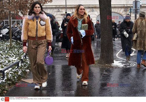 Street fashion na Tygodniu mody w Paryżu - zima 2018/19