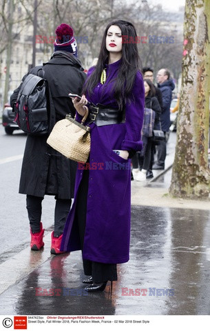 Street fashion na Tygodniu mody w Paryżu - zima 2018/19