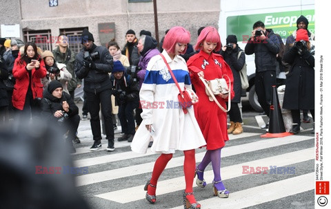 Street fashion na Tygodniu mody w Paryżu - zima 2018/19