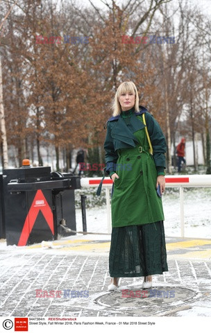 Street fashion na Tygodniu mody w Paryżu - zima 2018/19