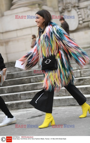 Street fashion na Tygodniu mody w Paryżu - zima 2018/19