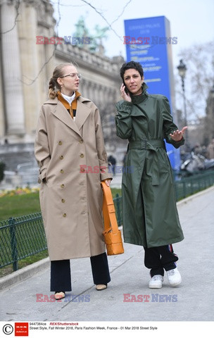 Street fashion na Tygodniu mody w Paryżu - zima 2018/19