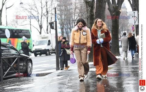 Street fashion na Tygodniu mody w Paryżu - zima 2018/19