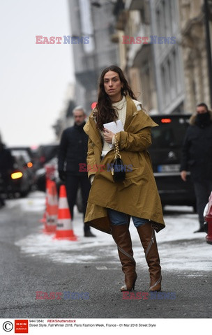 Street fashion na Tygodniu mody w Paryżu - zima 2018/19