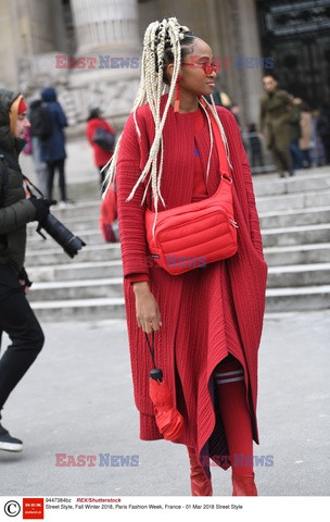 Street fashion na Tygodniu mody w Paryżu - zima 2018/19