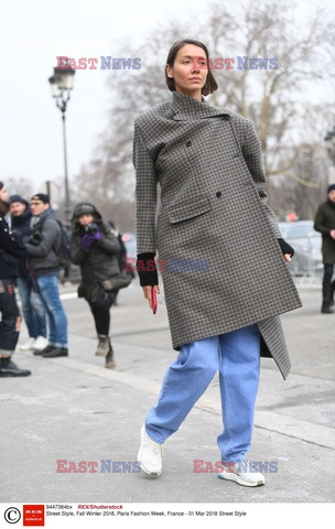 Street fashion na Tygodniu mody w Paryżu - zima 2018/19