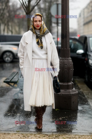 Street fashion na Tygodniu mody w Paryżu - zima 2018/19