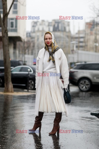 Street fashion na Tygodniu mody w Paryżu - zima 2018/19