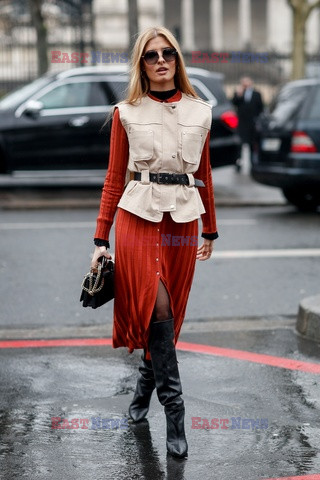 Street fashion na Tygodniu mody w Paryżu - zima 2018/19